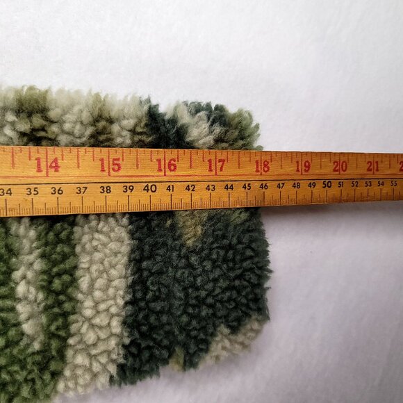 J Crew Sherpa Fleece Snap Collar Pullover Camo XXS SOLD OUT ON JCREW WEBSITE New - Picture 16 of 16